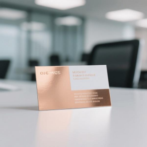 Metallic Foil Business Cards